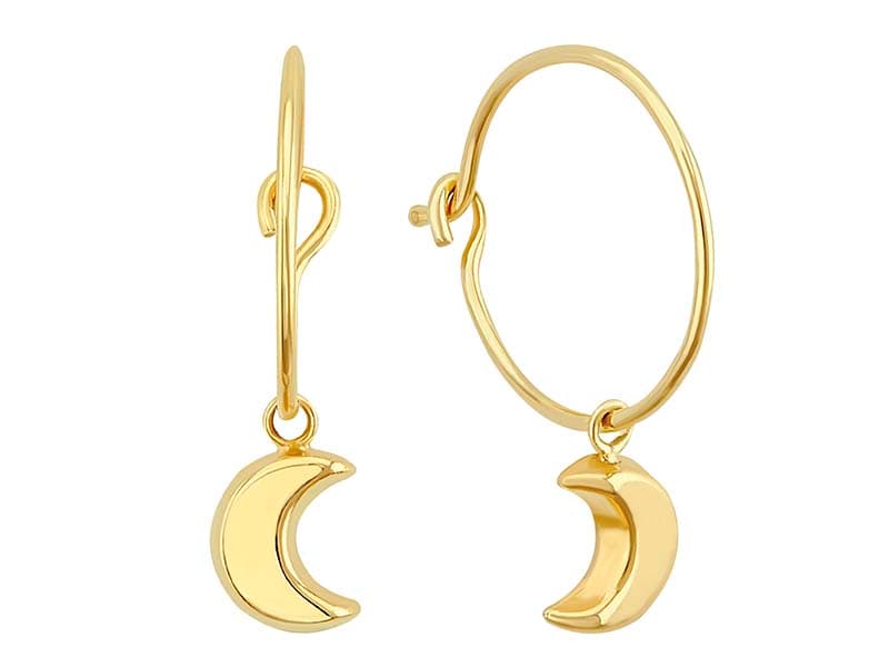 Arracada Completa Con Luna Basic