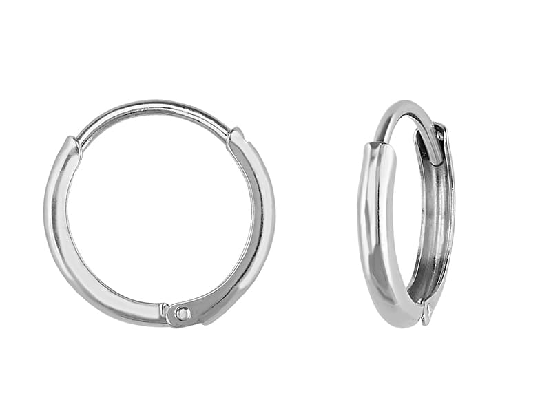 BL Huggie 12mm liso / Huggie 12mm BL - Troquelado / Stamping - Pulido / High Polish - N/A / N/A - Otros / Others