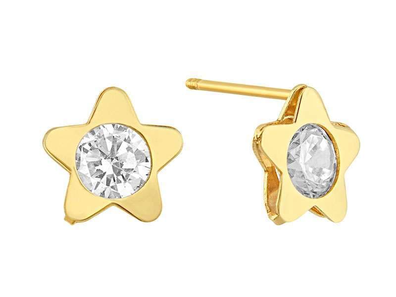 Estrella con Circonia  / Star with Cz - Láser / Laser - Pulido / High Polish - Circonia / Zirconia  - Otros / Others