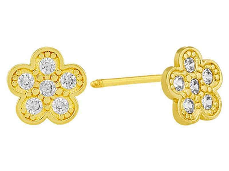 Flor Grande / Flower Large - Vaciado / Casting - Pulido / High Polish - Circonia / Zirconia  - Flores / Flowers