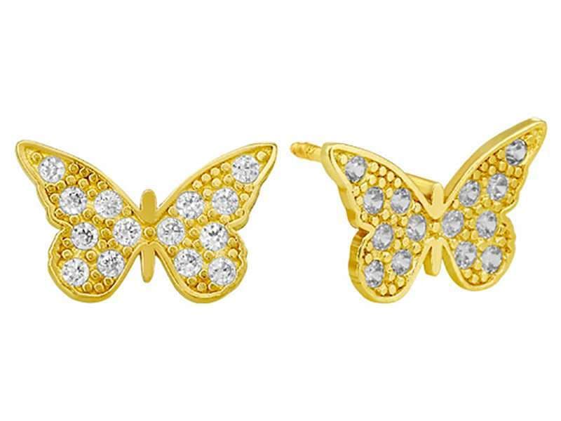 Mariposa Grande / Butterfly Large - Vaciado / Casting - Pulido / High Polish - Circonia / Zirconia  - Animales / Animals