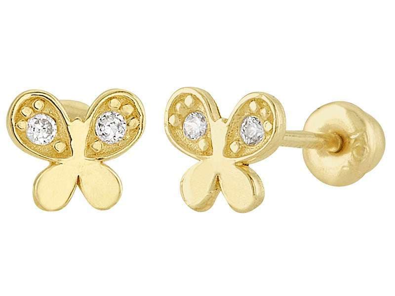 Mini Mariposa Pavé / Mini Butterfly - Vaciado / Casting - Pulido / High Polish - Circonia / Zirconia  - Animales / Animals