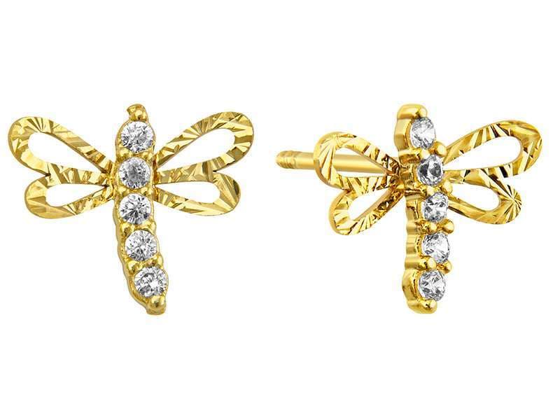 Libélula Grande Diamantada / Diamond Cut Dragonfly - Vaciado / Casting - Diamantado / Diamond Cut - Circonia / Zirconia  - Animales / Animals