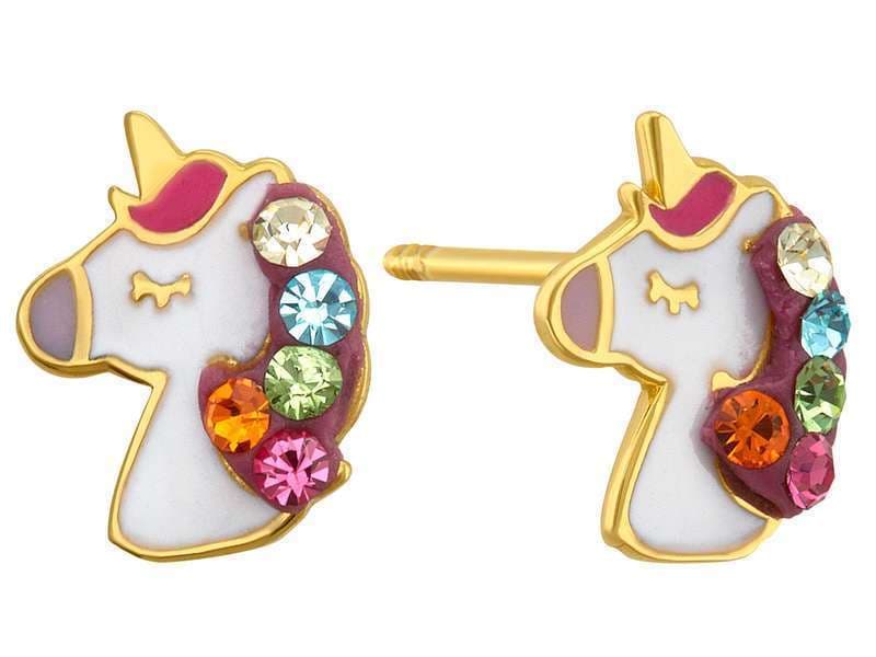 Unicornio con Cristal / Unicorn with Crystal - Vaciado / Casting - Esmaltado / Enamel - Circonia / Zirconia  - Animales / Animals