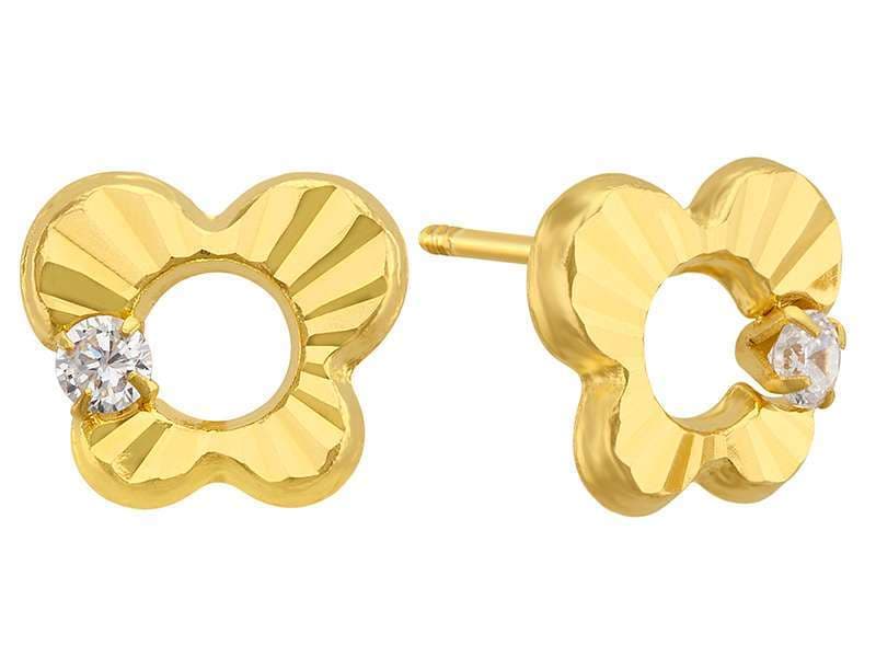 Mariposa Grande Diamantada con Circona / Diamond Cut Butterfly with Cz - Troquelado / Stamping - Diamantado / Diamond Cut - Circonia / Zirconia  - Animales / Animals