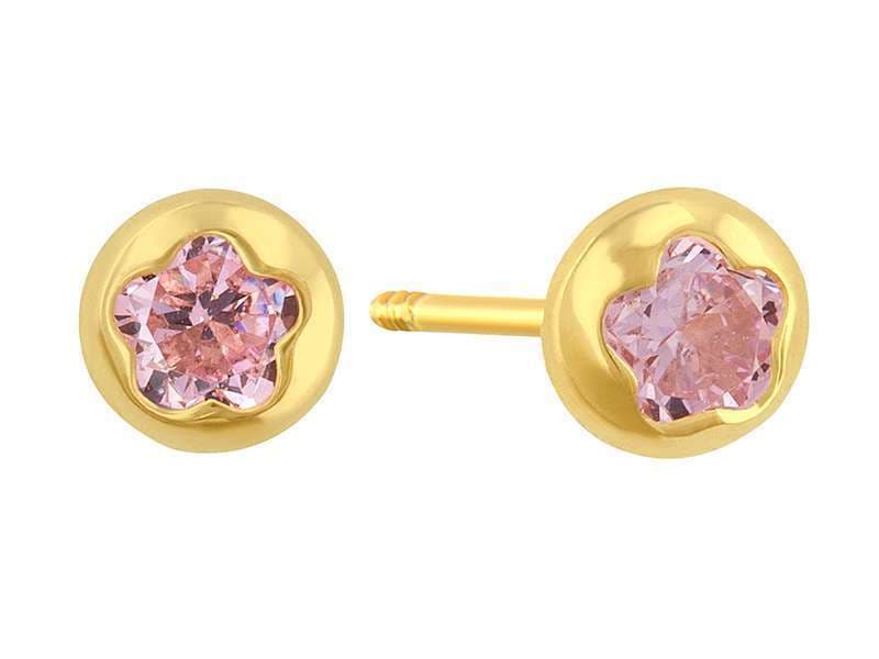 Bisel Fashion 3mm Rosa / Star Cut-Out 3mm Cz Bezel Pink - Láser / Laser - Pulido / High Polish - Circonia / Zirconia  - Otros / Others