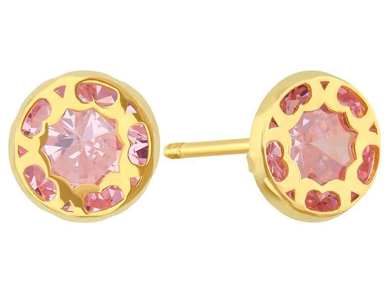 Bisel Fashion 6mm / Half Heart Cut-Out 6mm Cz Bezel - Láser / Laser - Pulido / High Polish - Circonia / Zirconia - Otros / Others