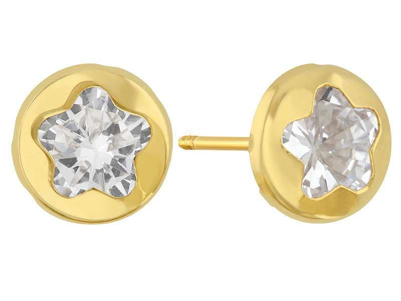 Bisel Fashion 6mm / Star Cut-Out 6mm Cz Bezel - Láser / Laser - Pulido / High Polish - Circonia / Zirconia - Otros / Others