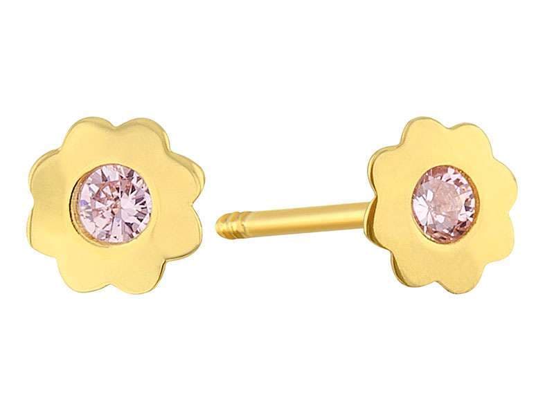 Flor / Mini Flower - Láser / Laser - Pulido / High Polish - Circonia / Zirconia  - Flores / Flowers