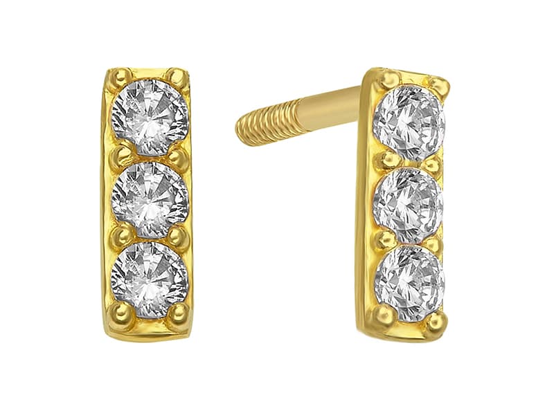 Semforo Vaciado 2 mm / 3 Stone 2mm Cz - Vaciado / Casting - Pulido / High Polish - CIrconia / Zirconia - Otros / Others