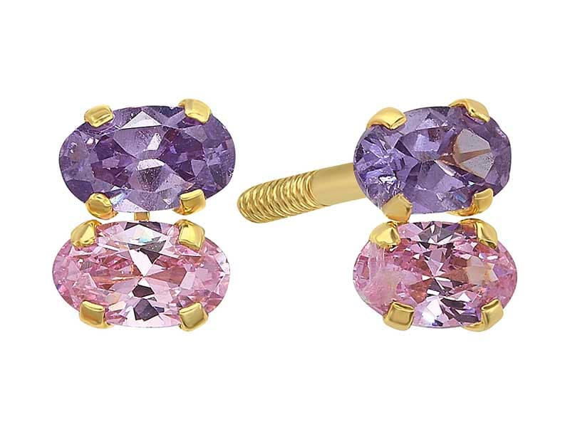 Gemelos Oval 5x3mm