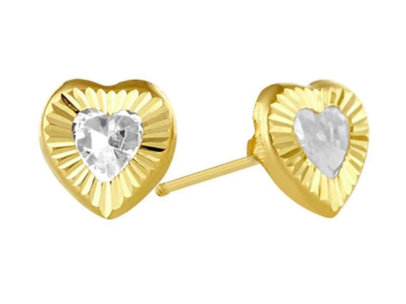 Corazón Diamantado con Circonia