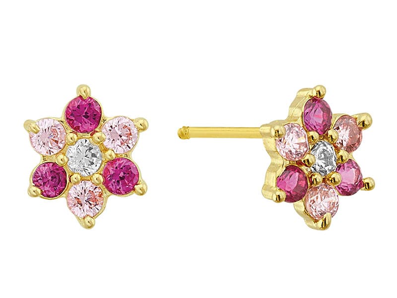Flor Circonia MP / Flower Cubic Zirconia MP - Vaciado / Casting - Pulido / High Polish - Circonia / Zirconia - Flores / Flowers