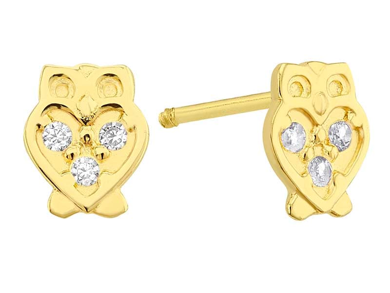Buho panza corazn / Tummy Heart Owl - Vaciado / Casting - Pulido / High Polish - Circonia / Zirconia - Animales / Animals