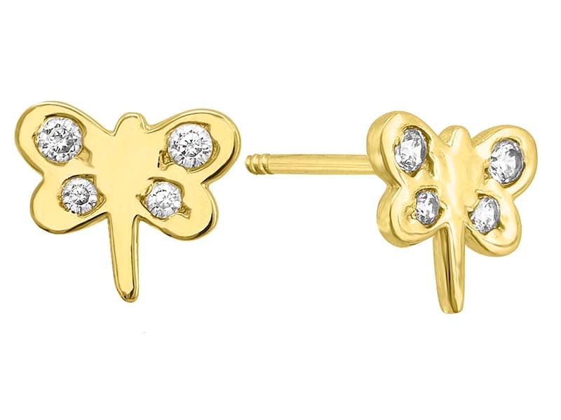 Liblula 4 Piedras / DragonFly 4 Stones - Vaciado / Casting - Pulido / High Polish - CIrconia / Zirconia - Animales / Animals