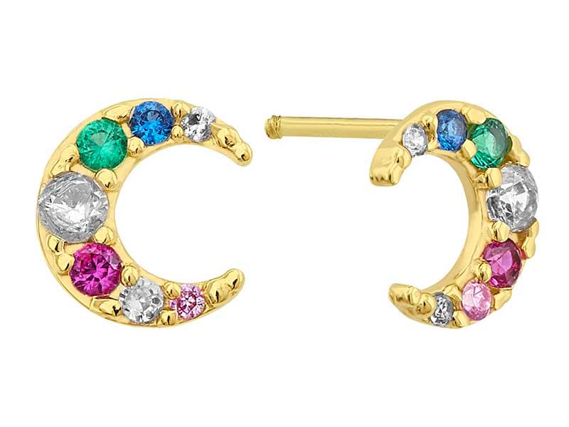 Luna Cuerno Rainbow / Rainbow Horn Moon - Vaciado / Casting - Pulido / High Polish - CIrconia / Zirconia - Otros / Others