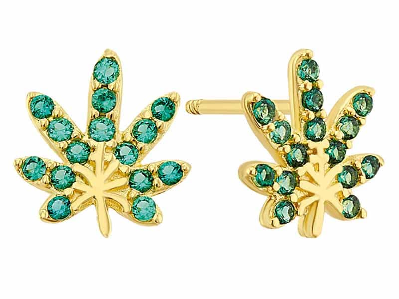 Cannabis / Cannabis - Vaciado / Casting - Pulido / High Polish - Circonia / Zirconia - Flores / Flowers
