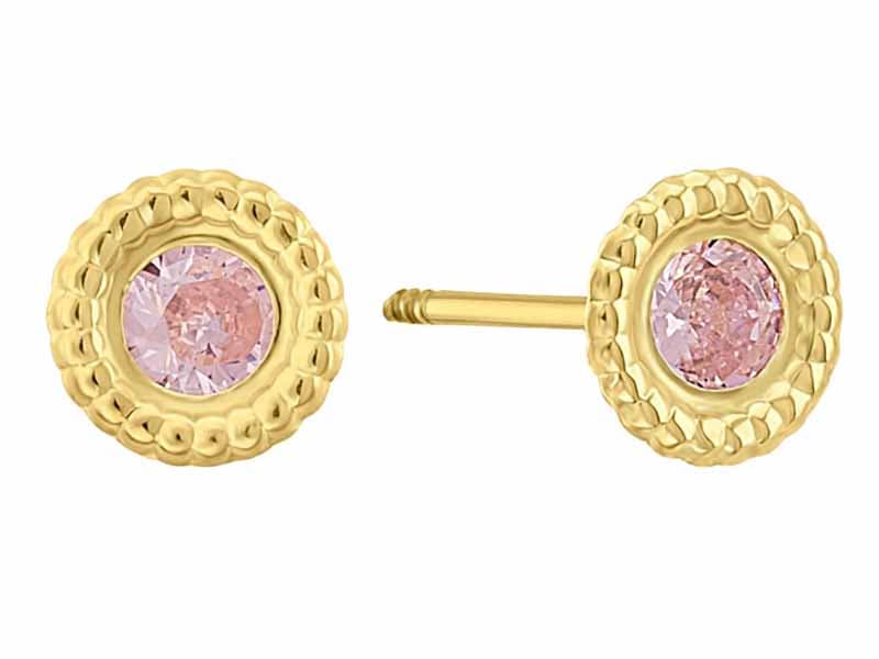 Contorno RD bolitas ch bisel 3mm / Outline RD balls small bezel 3mm - Troquelado / Stamping - Pulido / High Polish - Circonia / Zirconia - Rectos Circonia (Rectos/Biselados) / Cubic Zirconia (Bezel/Round)