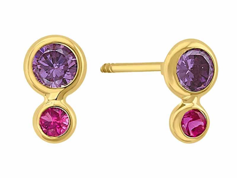 Gota de bisel / Drop bezel - Troquelado / Stamping - Pulido / High Polish - Circonia / Zirconia - Rectos Circonia (Rectos/Biselados) / Cubic Zirconia (Bezel/Round)