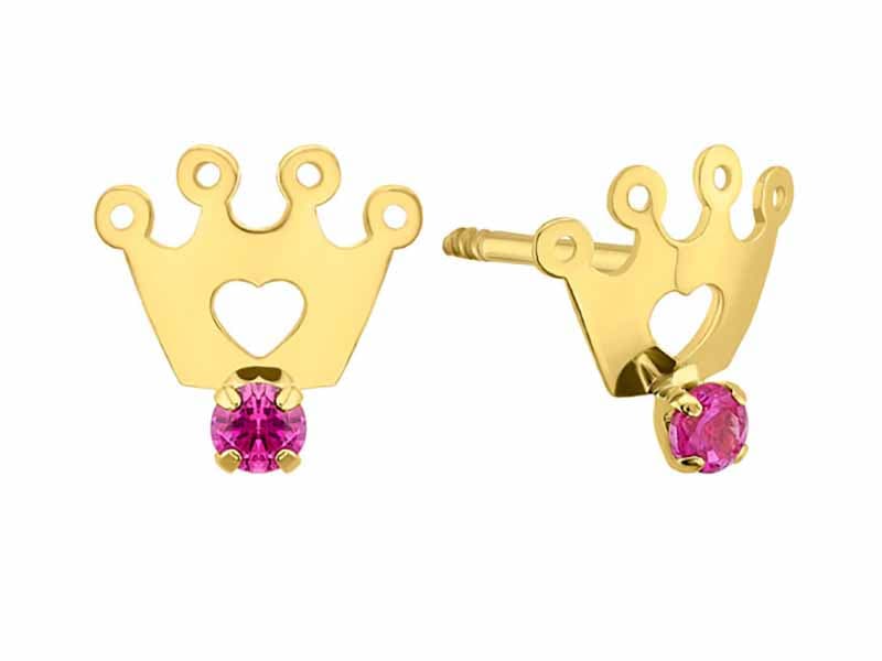 Corona corazon laser con cz / Laser heart crown with cz - Lser / Laser - Pulido / High Polish - Circonia / Zirconia - Coronas / Crowns