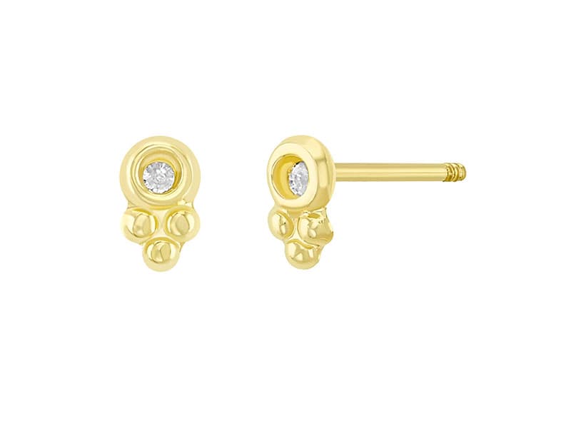Bisel Indu mini puntos / Mini dots bezel - Troquelado / Stamping - Pulido / High Polish - Circonia / Zirconia - Otros / Others