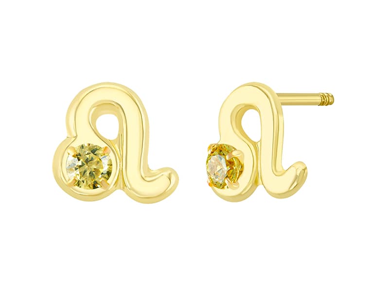 Leo con cz / Leo with cz - Troquelado / Stamping - Pulido / High Polish - Circonia / Zirconia - Otros / Others
