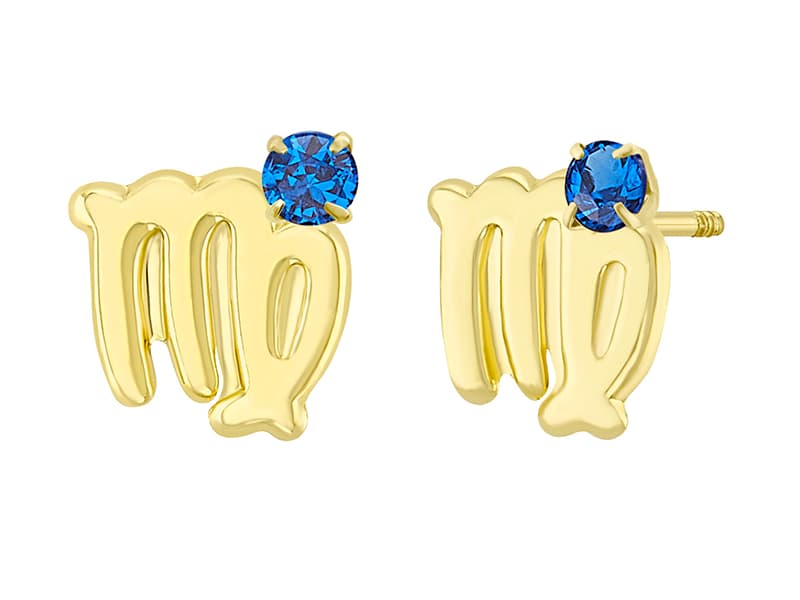 Virgo con cz / Virgo with cz - Troquelado / Stamping - Pulido / High Polish - Circonia / Zirconia - Otros / Others