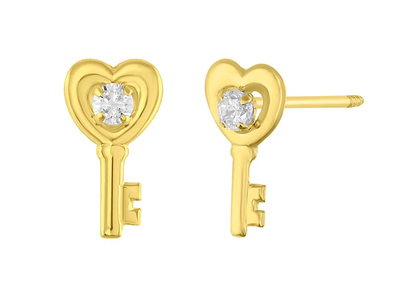 Llave corazón / Heart key - Troquelado / Stamping - Pulido / High Polish - Circonia / Zirconia - Otros / Others