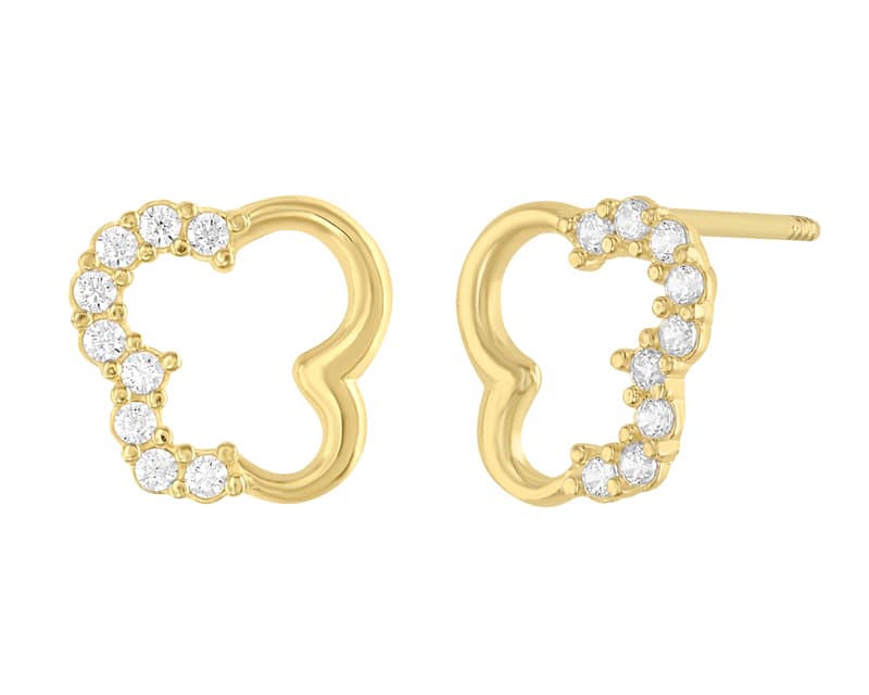 Mariposa medio pavé /Half pave butterfly