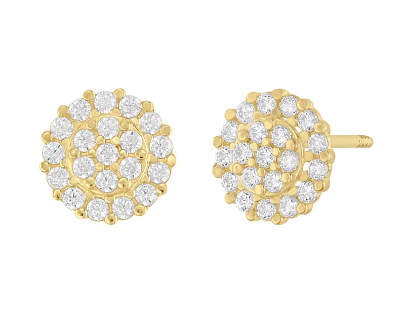 Circulo doble piso pavé / Double circle pave bottom - Vaciado / Casting - Pulido / High Polish - Circonia / Zirconia - Otros / Others