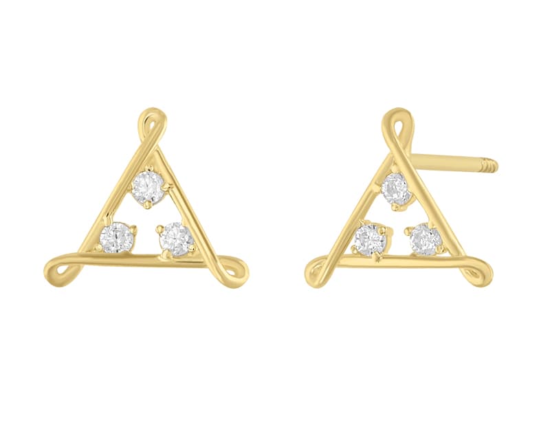 Triángulo curvas infinitas / Infinite curved triangle - Vaciado / Casting - Pulido / High Polish - Circonia / Zirconia - Otros / Others