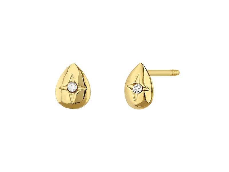 Gota bombacho st / Drop bloomers st - Troquelado / Stamping - Pulido / High Polish - Circonia / Zirconia - Otros / Others