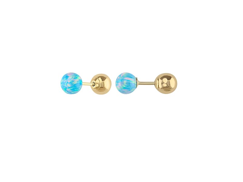 Doble vista ópalo azul 3mm