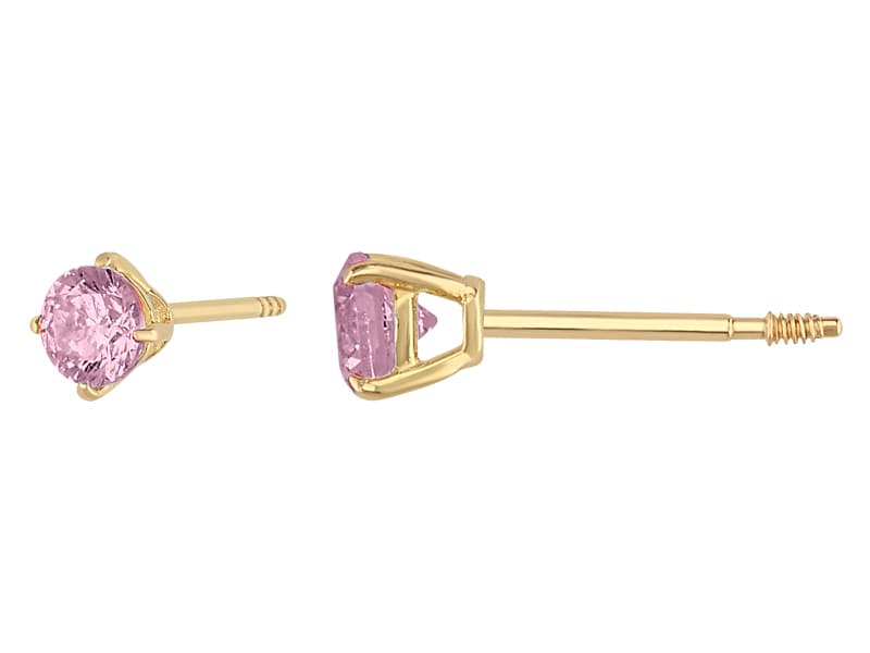 Recto basket ligero 3mm rosa / Basket light 3mm pink - Vaciado / Casting - Pulido / High Polish - Circonia / Zirconia - Rectos Circonia (Rectos/Biselados) / Cubic Zirconia (Bezel/Round)