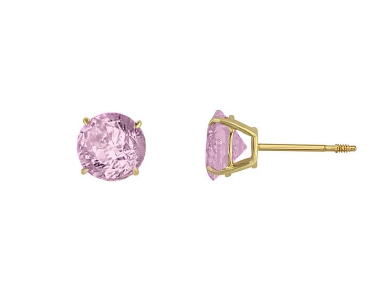 Recto basket ligero 5mm rosa / Basket ligero 5mm pink - Vaciado / Casting - Pulido / High Polish - Circonia / Zirconia - Rectos Circonia (Rectos/Biselados) / Cubic Zirconia (Bezel/Round)