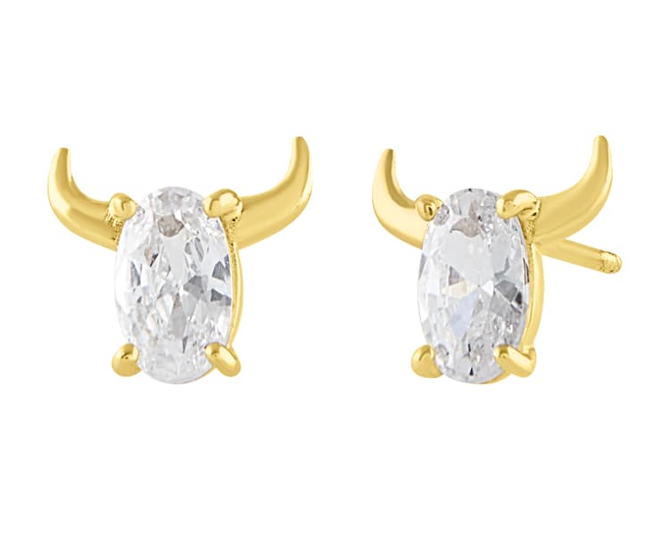 Oval toro / Oval bull - Vaciado / Casting - Pulido / High Polish - Circonia / Zirconia - Animales / Animals