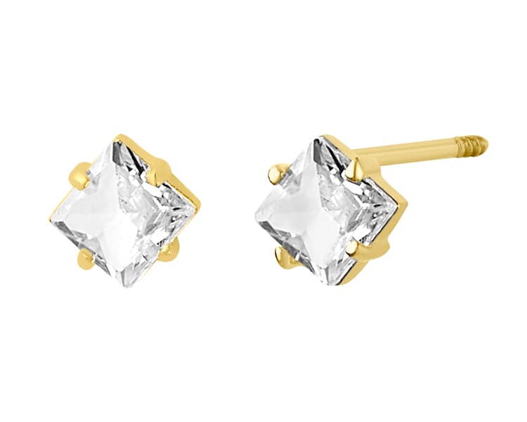 Recto cuadrado 3 mm cz blanco / Straight square 3 mm white cz - Vaciado / Casting - Pulido / High Polish - Circonia / Zirconia - Rectos Circonia (Rectos/Biselados) / Cubic Zirconia (Bezel/Round)
