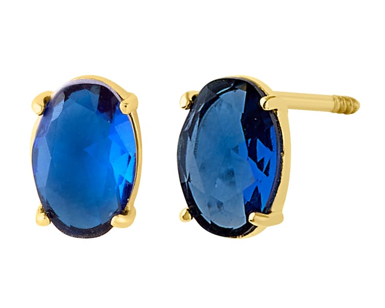 Recto oval 6x4mm cz azul / Straight oval 6x4mm blue cz - Vaciado / Casting - Pulido / High Polish - Circonia / Zirconia - Rectos Circonia (Rectos/Biselados) / Cubic Zirconia (Bezel/Round)