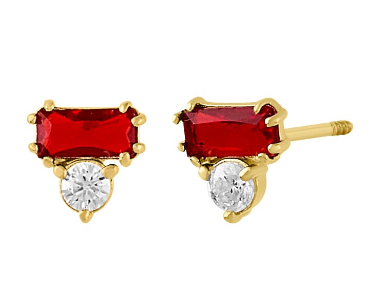 Doble baguette y rd / Double baguette and round - Vaciado / Casting - Pulido / High Polish - Circonia / Zirconia - Rectos Circonia (Rectos/Biselados) / Cubic Zirconia (Bezel/Round)