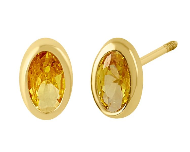Bisel Oval 5x3mm amarillo