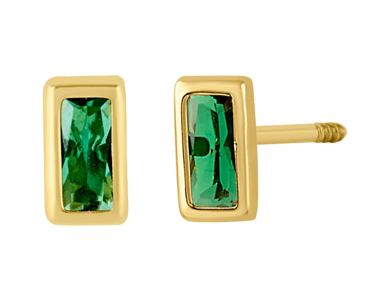 Bisel rectángulo 4x2mm verde