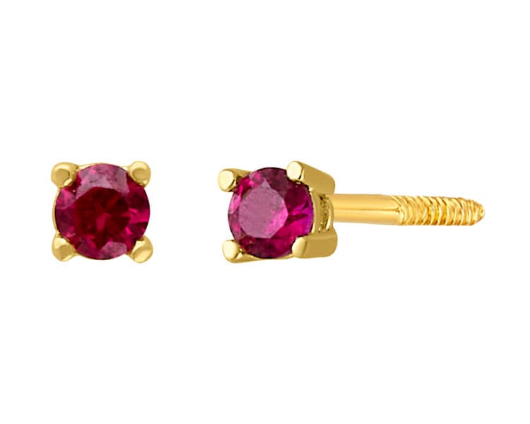 Solitario RD 2mm Ruby LG / Solitaire RD 2mm Ruby LG - Vaciado / Casting - Pulido / High Polish - Ruby / Ruby - Rectos (Rectos/Biselados) / Cubic (Bezel/Round)