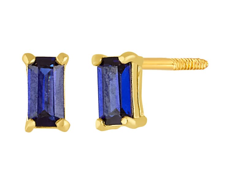 Solitario EM 4x2 Zafiro LG / Solitaire EM 4x2 Sapphire LG - Vaciado / Casting - Pulido / High Polish - Zafiro / Sapphire - Rectos (Rectos/Biselados) / Cubic (Bezel/Round)