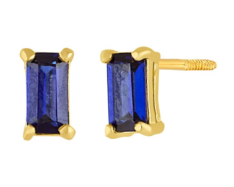 Solitario EM 5x3 Zafiro LG / Solitaire EM 5x3 Sapphire LG - Vaciado / Casting - Pulido / High Polish - Zafiro / Sapphire - Rectos (Rectos/Biselados) / Cubic (Bezel/Round)