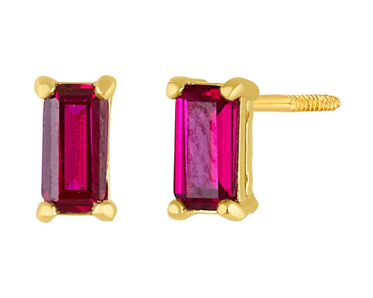 Solitario EM 5x3 Ruby LG / Solitaire EM 5x3 Ruby LG - Vaciado / Casting - Pulido / High Polish - Ruby / Ruby - Rectos (Rectos/Biselados) / Cubic (Bezel/Round)