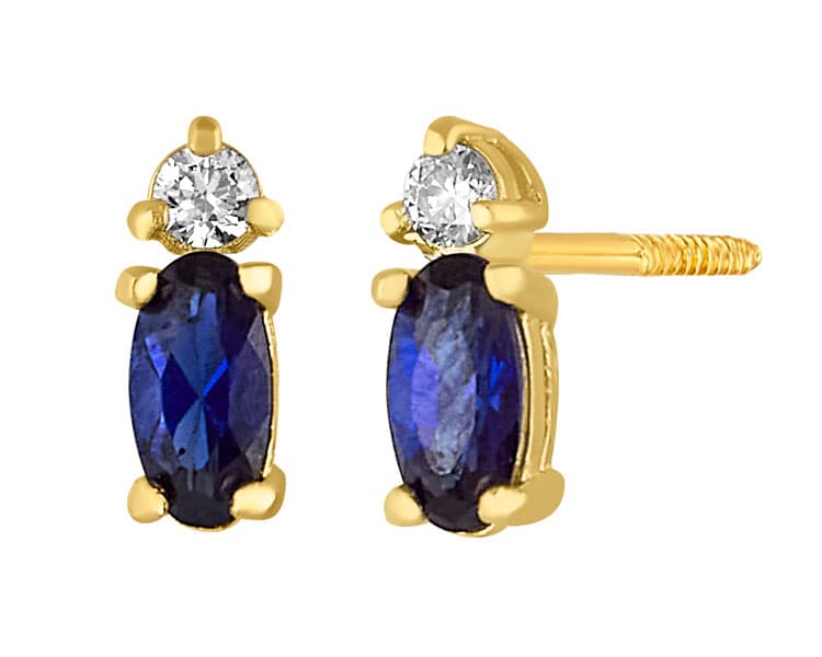 Doble OV 5x3 Zafiro LG y LGD 0.06 TCW / Double OV 5x3 Sapphire LG and LGD 0.06 TCW - Vaciado / Casting - Pulido / High Polish - Zafiro / Diamante / Sapphire / Diamond - Rectos (Rectos/Biselados) / Cubic (Bezel/Round)