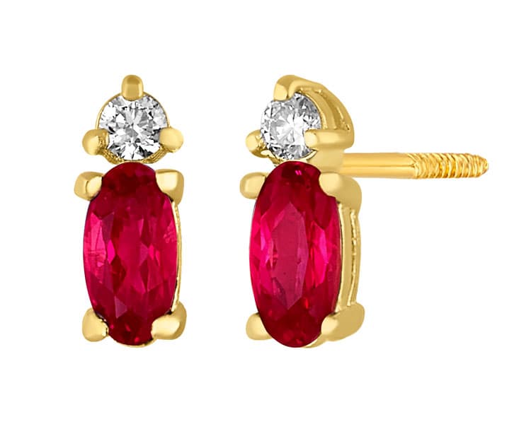 Doble OV 5x3 Ruby LG y LGD 0.06 TCW / Double OV 5x3 Ruby LG and LGD 0.06 TCW - Vaciado / Casting - Pulido / High Polish - Ruby / Diamante / Ruby / Diamond - Rectos (Rectos/Biselados) / Cubic (Bezel/Round)