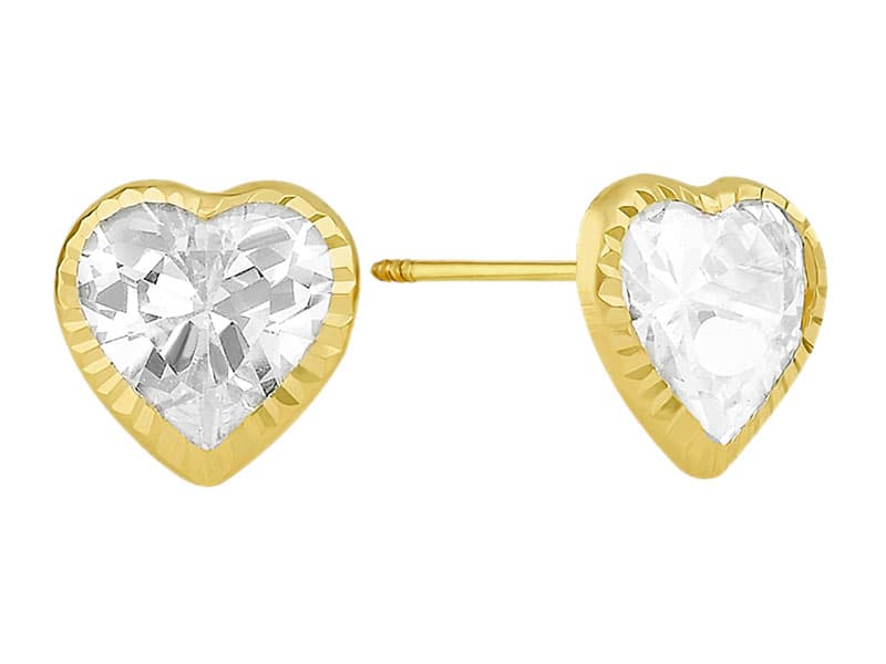 Recto Corazón 6X6mm Bisel Diamantado