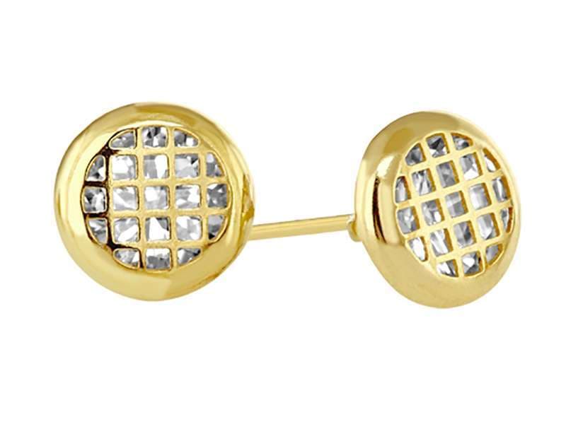 Redondo Cuadricula 6mm / Round Grid 6mm - Láser / Laser - Pulido / High Polish - Circonia / Zirconia  - Rectos Circonia (Rectos/Biselados) / Cubic Zirconia (Bezel/Round)