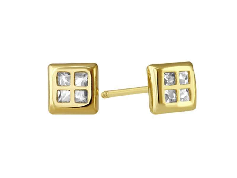 Cuadrado Cuadrícula 3X3mm / Square Grid 3X3mm - Láser / Laser - Pulido / High Polish - Circonia / Zirconia  - Rectos Circonia (Rectos/Biselados) / Cubic Zirconia (Bezel/Round)